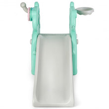 Load image into Gallery viewer, 3in1 Toddler Climber Slide Set w/Toss Toy &amp; Basketball Hoop Indoor &amp;Outdoor-Gray
