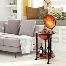 Load image into Gallery viewer, Vintage Globe Wine Stand Bottle Rack
