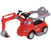 Load image into Gallery viewer, Electric Remote Control Riding Excavator Digger Car-Red
