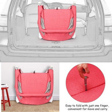 Load image into Gallery viewer, 2 in 1 Foldable Crib with Detachable &amp; Thicken Mattress-Pink
