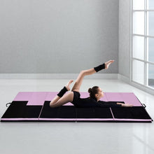 Load image into Gallery viewer, 4&#39; x 10&#39; x 2&quot; Gymnastics Mat Folding Portable Exercise Aerobics Exercise Mat
