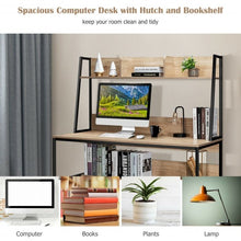 Load image into Gallery viewer, 47&quot; Computer Desk Writing Study Table Workstation-Natural
