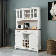 Load image into Gallery viewer, Buffet And Hutch Kitchen Storage Cabinet
