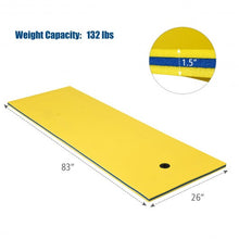 Load image into Gallery viewer, 3-layer Tear-resistant Relaxing Foam Floating Pad-Yellow
