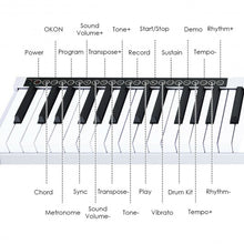 Load image into Gallery viewer, 88-Key Portable Electronic Piano with Handbag-White
