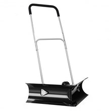 Load image into Gallery viewer, Dual Rolling Snow Pusher w/ 6&quot; Wheels &amp; Adjustable Handle
