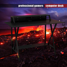 Load image into Gallery viewer, All-in-One Professional Gaming Desk with Cup &amp;  Headphone Holder
