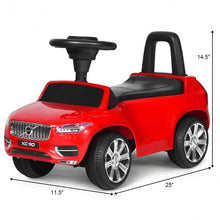 Load image into Gallery viewer, Kids Volvo Licensed Ride On Push Car Toddlers Walker-Red
