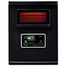 Load image into Gallery viewer, 1500 W Electric Portable Remote Infrared Heater Black
