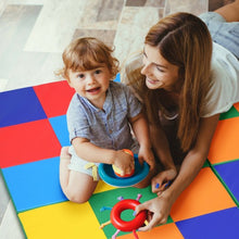 Load image into Gallery viewer, 58&#39;&#39; Toddler Foam Play Mat Baby Folding  Floor Mat for Home/Daycare School
