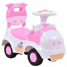 Load image into Gallery viewer, 3-in-1 Toddlers Sliding Pushing Cart Riding Car w/ Sound-Pink
