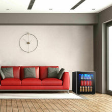 Load image into Gallery viewer, 60 Can Beverage Mini  Refrigerator with Glass Door
