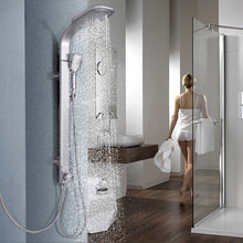 Load image into Gallery viewer, 44&quot; Aluminium Alloy Panel Rainfall Shower Column w/ Hand Shower
