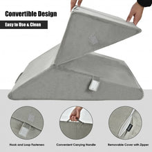 Load image into Gallery viewer, Adjustable Memory Foam Reading Sleep Back Support Pillow-Gray
