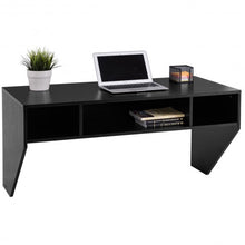 Load image into Gallery viewer, Wall Mounted Floating Sturdy Computer Table with Storage Shelf
