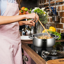 Load image into Gallery viewer, 9.5 QT 2 Tier Stainless Steel Steamer Cookware Boiler
