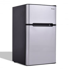 Load image into Gallery viewer, 3.2 cu ft. Compact Stainless Steel Refrigerator-Gray
