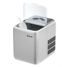 Load image into Gallery viewer, 44 lbs Portable Countertop Ice Maker Machine with Scoop-Silver
