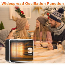 Load image into Gallery viewer, 1200 W Portable Electric PTC Tilt Protection Space Heater
