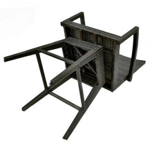 Load image into Gallery viewer, Outdoor Wicker Swivel Bar Stool Chair w/ Seat Cushion
