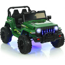 Load image into Gallery viewer, 12V Kids Ride-on Jeep Car with 2.4 G Remote Control-Green
