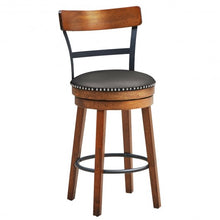 Load image into Gallery viewer, Set of 2 25.5" Swivel Counter Height Dining Chair
