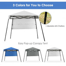Load image into Gallery viewer, 7 x 7 FT Sland Adjustable Portable Canopy Tent w/ Backpack-White

