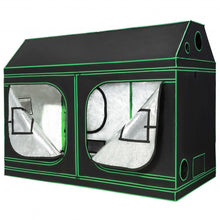 Load image into Gallery viewer, 96&quot;x48&quot;x72&quot; Mylar Hydroponic Grow Tent Roof Cube w/Observation Window and Tray
