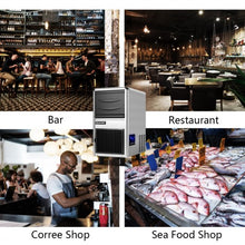 Load image into Gallery viewer, Freestanding Stainless Steel Commercial Ice Maker
