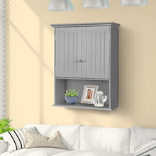Load image into Gallery viewer, Wall Mount Bathroom Storage Cabinet -Gray
