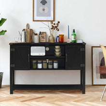Load image into Gallery viewer, TV Storage Cabinets with Bottom Shelf-Black
