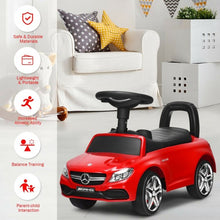 Load image into Gallery viewer, Mercedes Benz Licensed Kids Ride On Push Car-Red
