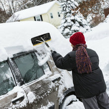 Load image into Gallery viewer, 21FT Telescoping Snow Roof Rake Aluminum Tube Non-Slip Handle
