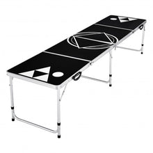 Load image into Gallery viewer, 8 Foot Portable Party Drinking Game Table
