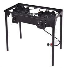 Load image into Gallery viewer, 150000 BTU Double Burner Outdoor Stove BBQ Grill
