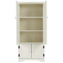 Load image into Gallery viewer, Accent Storage Cabinet Adjustable Shelves-White
