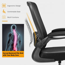Load image into Gallery viewer, Drafting Chair Adjustable Height with Lumbar Support Flip Up Arms
