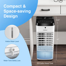 Load image into Gallery viewer, 3-in-1 Evaporative Air Cooler with 4 Modes-White
