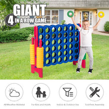 Load image into Gallery viewer, Jumbo 4-to-Score Giant Game Set with Storage Carrying Bag-Red

