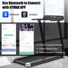 Load image into Gallery viewer, Folding Electric Compact Walking Treadmill with APP Control Speaker-Silver
