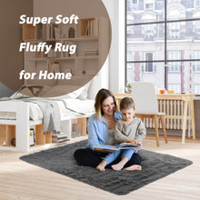 Load image into Gallery viewer, 4x6 Feet Modern Soft Shag Rug with Non-slip Grip Dots
