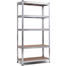 Load image into Gallery viewer, 72&quot; Storage Shelf Steel Metal 5 Levels Adjustable Shelves
