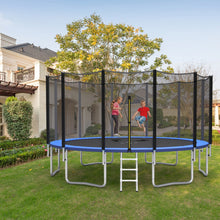 Load image into Gallery viewer, 8/10/12/14/15/16 Feet Outdoor Trampoline Bounce Combo with Safety Closure Net Ladder-16 ft
