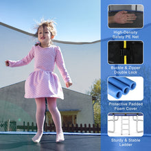 Load image into Gallery viewer, 8/10/12/14/15/16 Feet Outdoor Trampoline Bounce Combo with Safety Closure Net Ladder-16 ft
