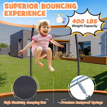 Load image into Gallery viewer, 12FT ASTM Approved Recreational Trampoline with Ladder-Orange
