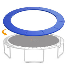 Load image into Gallery viewer, 12 Feet Waterproof and Tear-Resistant Universal Trampoline Safety Pad Spring Cover-Blue
