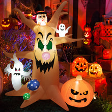Load image into Gallery viewer, 8 Feet Halloween Outdoor Dead Tree with Built-in Led Lights
