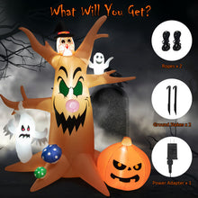 Load image into Gallery viewer, 8 Feet Halloween Outdoor Dead Tree with Built-in Led Lights
