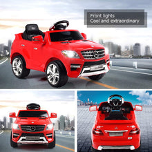 Load image into Gallery viewer, 6V Mercedes Benz Kids Ride on Car with MP3+RC-Red
