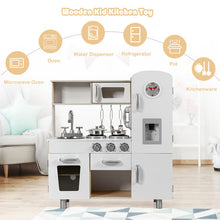 Load image into Gallery viewer, Vintage Play Kitchen Pretend Kids Cooking Playset Toys with Water Dispense
